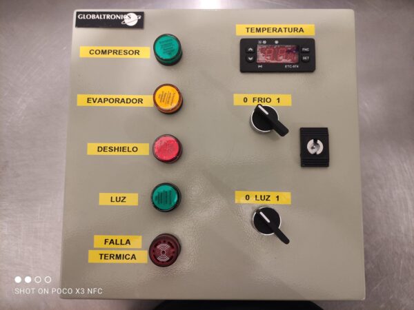 Tablero Eléctrico Trifasico De Fuerza Y Control Para Camara De Frío