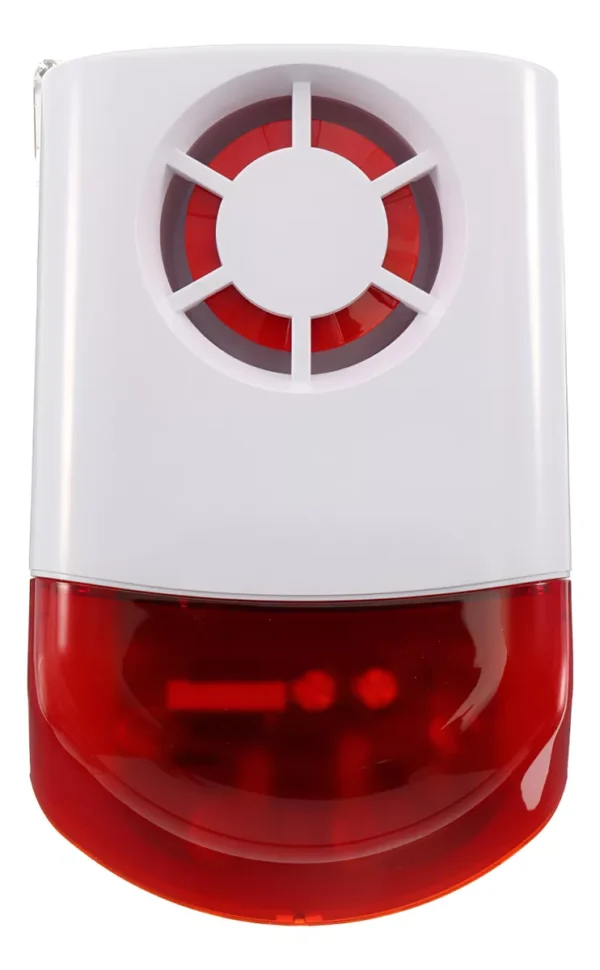 Sirena Inalambrica 220v + Baliza 433mhz Boton Panico
