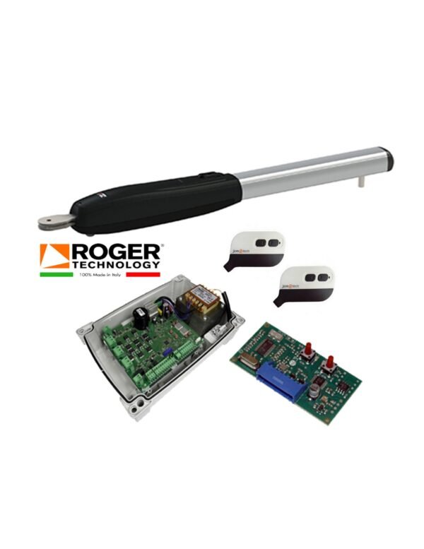 KIT BRAZO ROGER TECH PARA PORTON BATIENTE DE HASTA 5 METROS